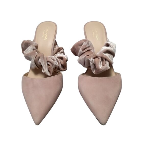 Kate Spade Women's Size 10M Light Pink Vikki Slip On Heels Pumps Pointed Toe - Picture 6 of 13